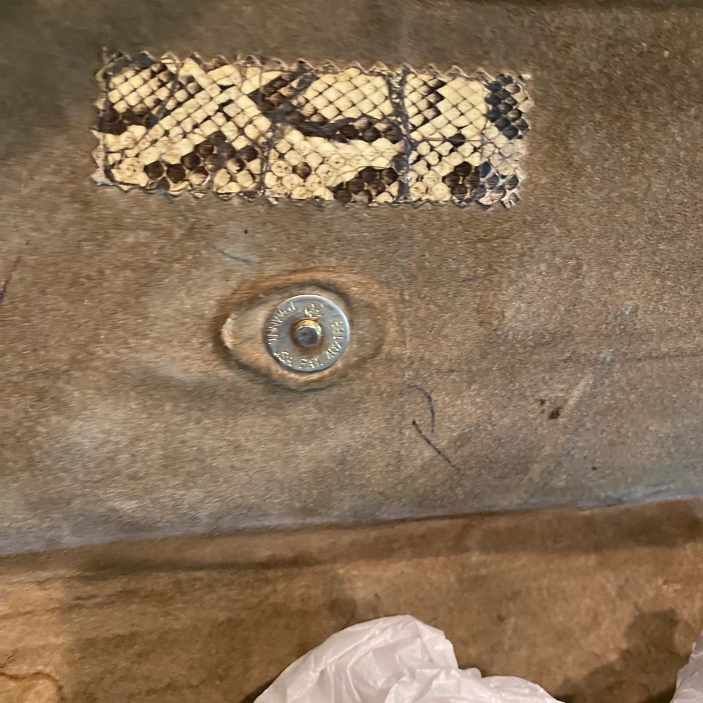 Python Crossbody Vintage Large Python Snake Vinta… - image 3
